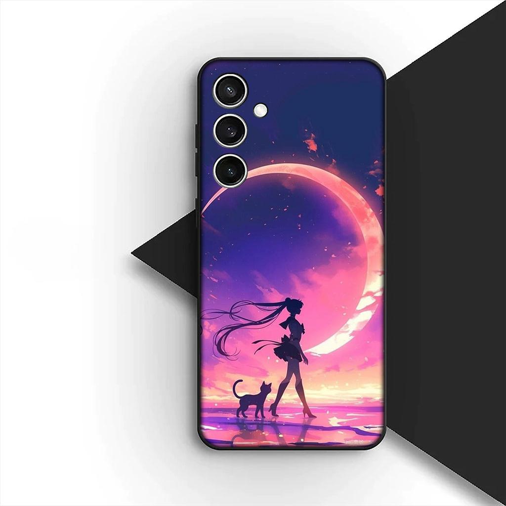 Anime S-Sailors-Poster Moon for Samsung Galaxy A17 A07 A04 J7 J5 J2 Prime J8 A01 A02 A03 A23 A71 A72 A41 M06 M16 M17 M23 Case