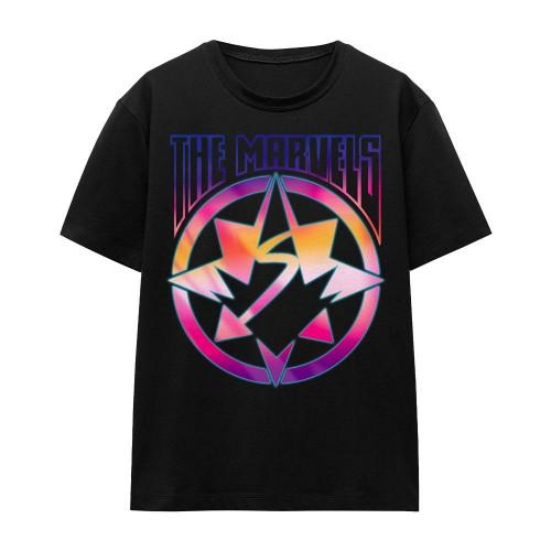 The Marvels Unisex Adult Gradient Logo T-Shirt