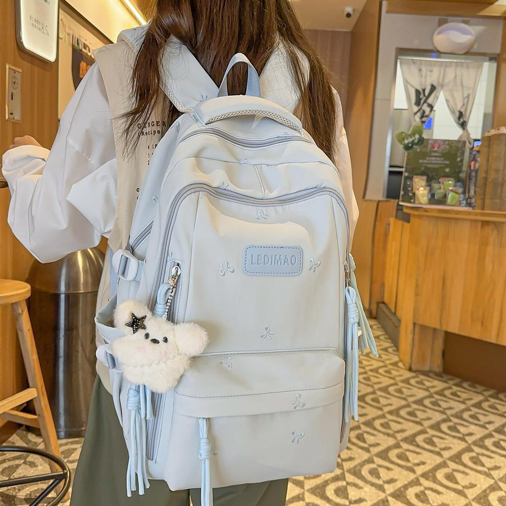 Children's Schoolbag Elementary School Student High Value Girl Junior High School Student High School School Backpack Fashion Backpack
