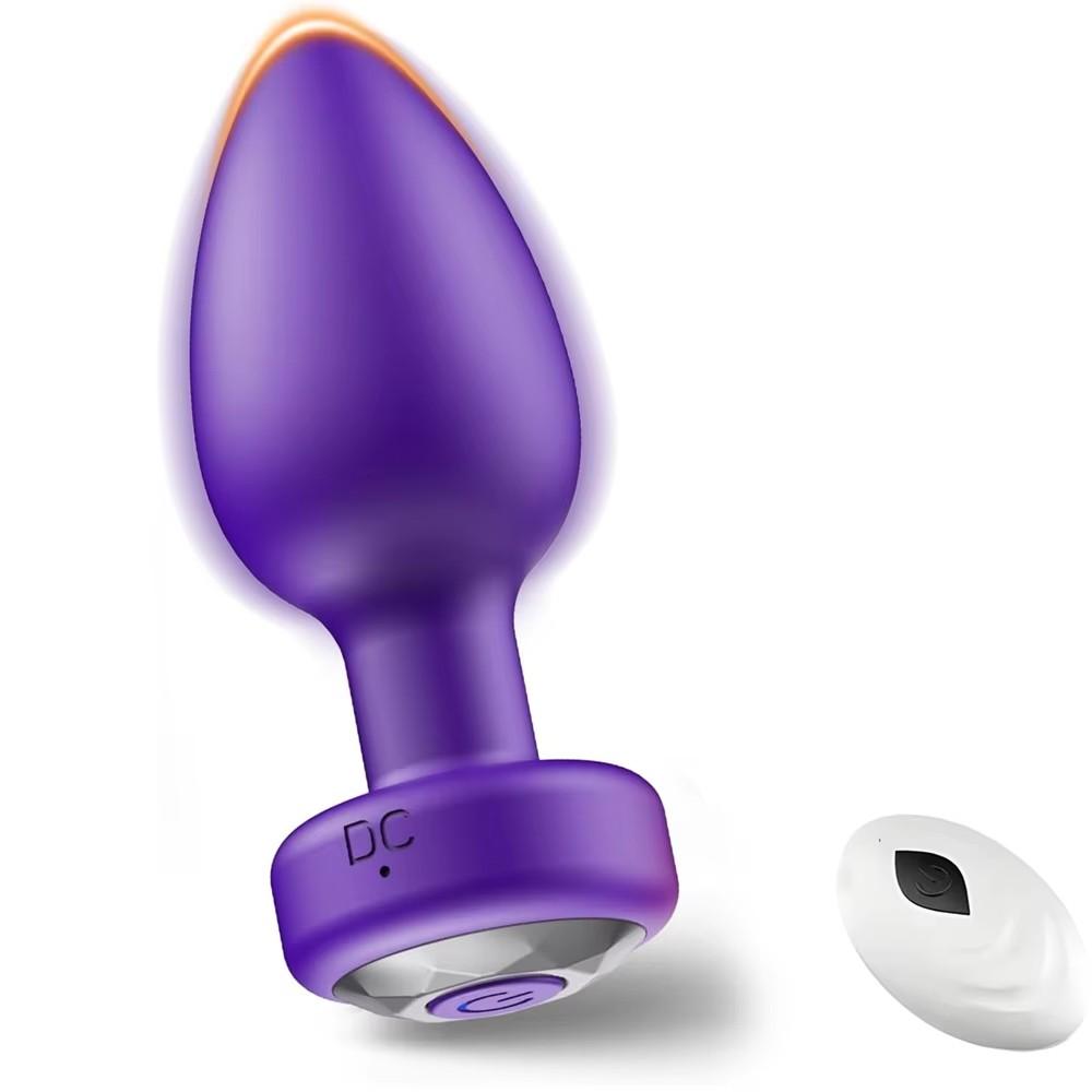 Mini Vibrating Butt Anal Plug Remote Control Anal Plug Vibrator Sex Toys for Women Men Prostate Stimulator Stimulator Dildo