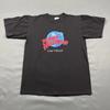 Vintage 90er Planet Hollywood Las Vegas 1996 Merger Mania Grafik T-Shirt Medium Unisex