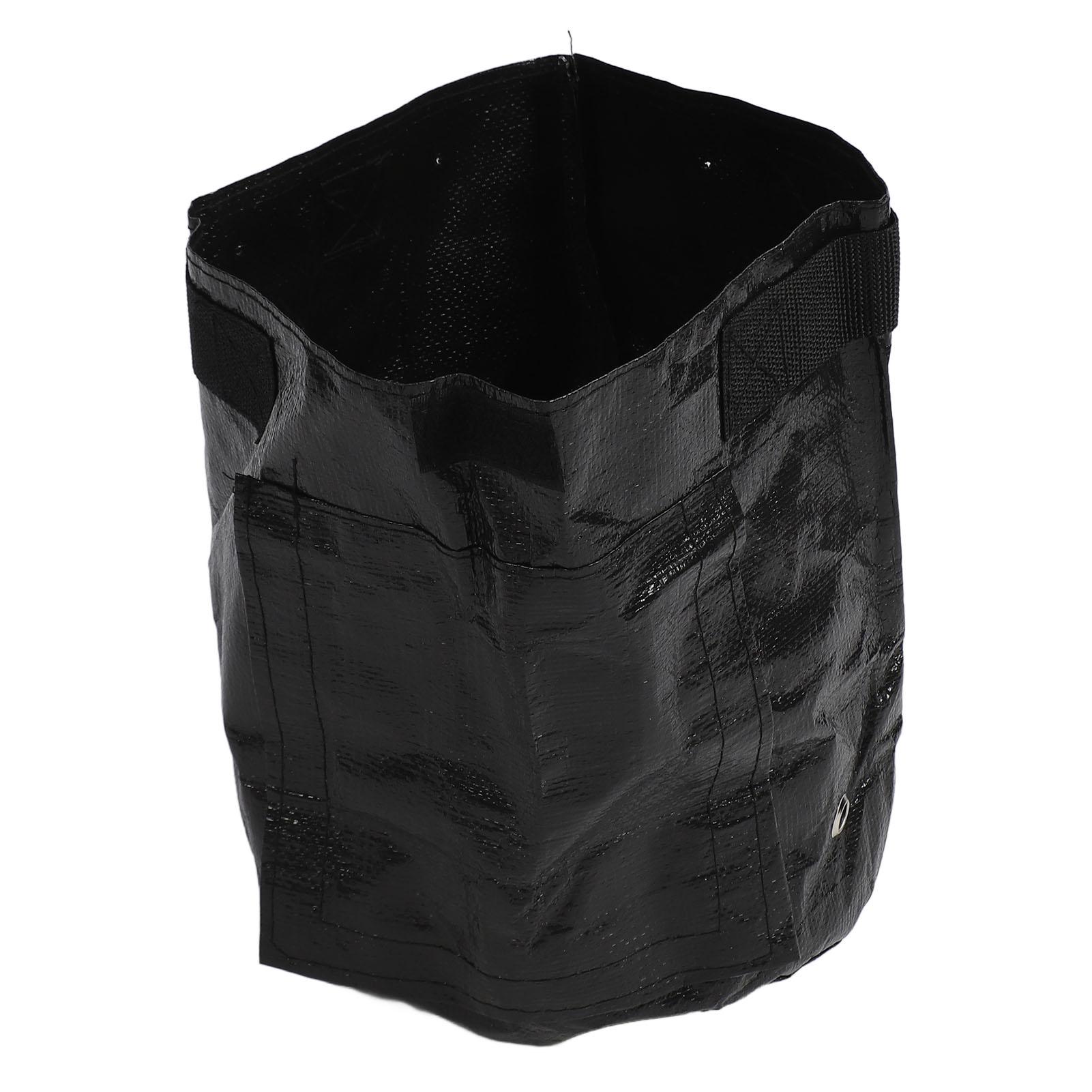 

Potato Grow Bag Thickened Plastic Vegetable Planter with Flip Window Drainage Hole Portable Handle 5 Gallon 23 X 28cm