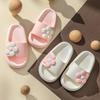 Summer Children's Girls Flower Slippers Casual Solid Soft Boys Slippers Breathable Non-slip Home Bathroom Slipper Kids shoes