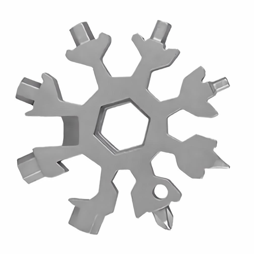 18-in-1 Multi-purpose Hexagon - Multi-function Snowflake- Bathroom Stainless Steel Universal Portable Tool Set