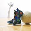 Anta Kids Asymmetric 2 Comfortable Daily Non-Slip Wear-Resistant Mid-Top Basketball Shoes Kids Basketball Shoes Black Gray Orange 312321102-4