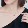 Ella Oval Onyx Necklace Elbrnn205