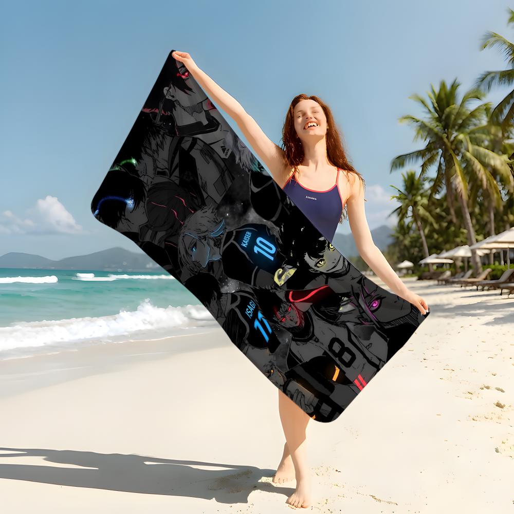 Anime B-BlueLock Towel Beach Blanket Towel  For Travel Gym Shower Luxury Lightweight Camping Pool hot