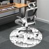 1pc Galaxy Dots Office Round Area Rug, Indoor Mat Suitable For Office, Under Office Chairs Bedroom Living Room Home Decor, Room Deco