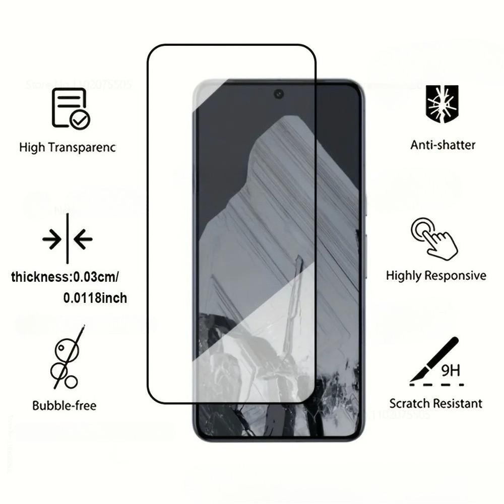 For Google Pixel 10 10a 9a 9 8a 8 7a 7 6A 6 5a 5 Pro XL 5G Tempered Glass Screen Protectors Glass Film