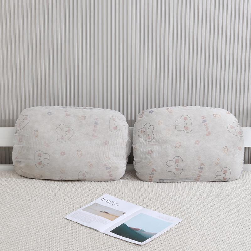 Przyjazny w podróży jednorazowy antybakteryjny poszewka na poduszkę - Gruba, bez prania, uniwersalne dopasowanie, bezpieczna dla skóry, osłona przeciwbrudna na łóżka hotelowe