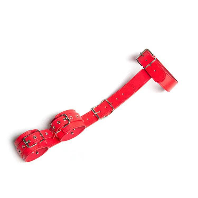 PU-Leder Ober- & Unterhandschellen-Set für Paare