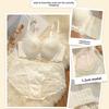 Wireless Push Up Bra Set, No Gaping Anti-Sag Small Bust Enhancing Women Lingerie Set
