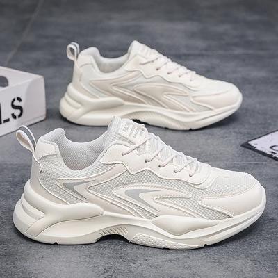 Fashion Summer Mesh Sneakers Men's Comfortable Breathable Platform Shoes 2024 Trendy Tennis Shoes Korean Version All-match Casual Shoes