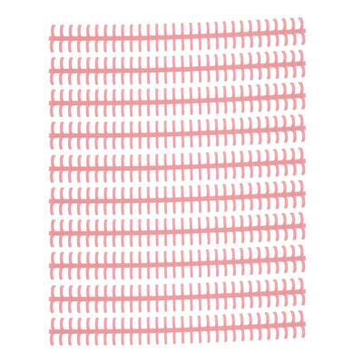 10 Pcs Loose Leaf Binding Spine 30 Hole Cuttable Wear Resistant PP Plastic 10mm Binding Comb for Student Office