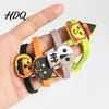 Halloween Party Favors 8 Pcs Bracelets Adjustable Soft PVC Wrist Straps for Kids Adults Jewelry Cartoon Pumpkin Witch Trick or Treat Toy Wristbands