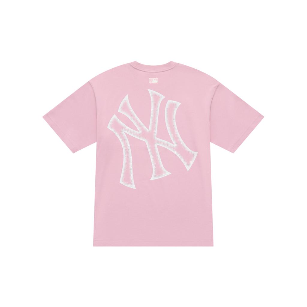 New MLB New York Yankees Basic Collection 25SS T Shirt Unisex Pink 3ATSB6453-50PKM