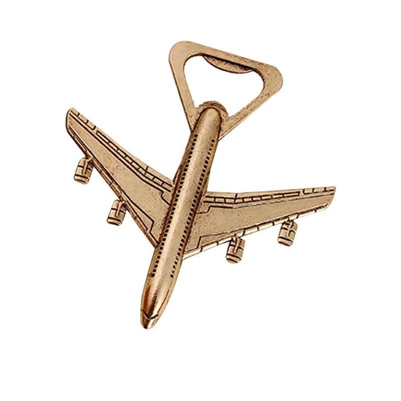 New Creative Plane Beer Bottle Opener "Let the Adventure Begin" Airplane Wedding Party Bottle Opener