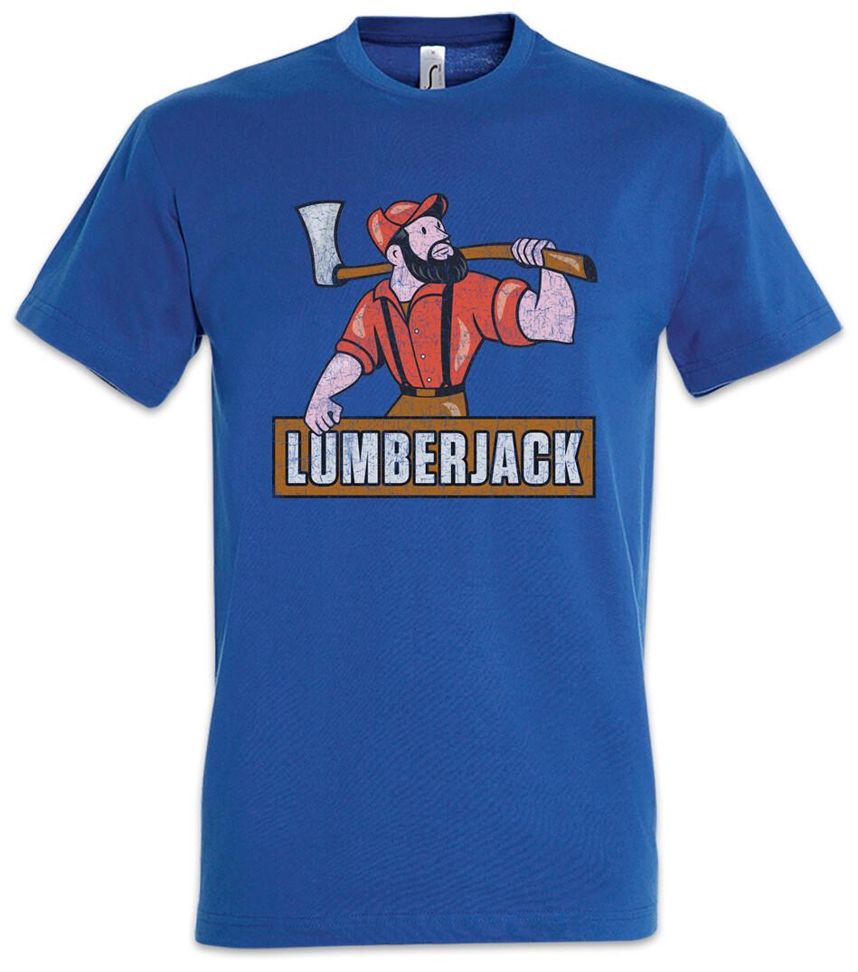 Lumberjack III T-Shirt I Woodcutter Woodsman Woodman Cutter Faller- S