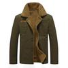 Winter Thick Fleece Lined Denim Jackets Fashion Mens Warm  Outerwear