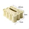 Ceramic Tissue Box Cover Fashion Ornaments Square Organizer Gift Decor Elegant Napkin Holder for