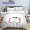 AFC Ajax Pattern Bedding Quilt Set  Home Decoration  Gift (1 * Duvet Cover + 2 * Pillowcase  Without Core)