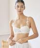 HUGDAY Loent Lace Half-Cup Bra Set