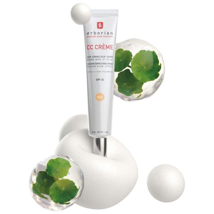 Finish-Erborian CC Crème à la Centella SPF30 Tube 40 ml (Teinte : Doré)