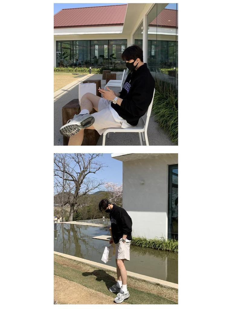 Μοντέρνο Αμερικάνικο Ανδρικό Ρετρό Φούτερ με Μισό Φερμουάρ: Άνοιξη/Φθινόπωρο Χαλαρή Γραμμή με Κεντητά Γράμματα