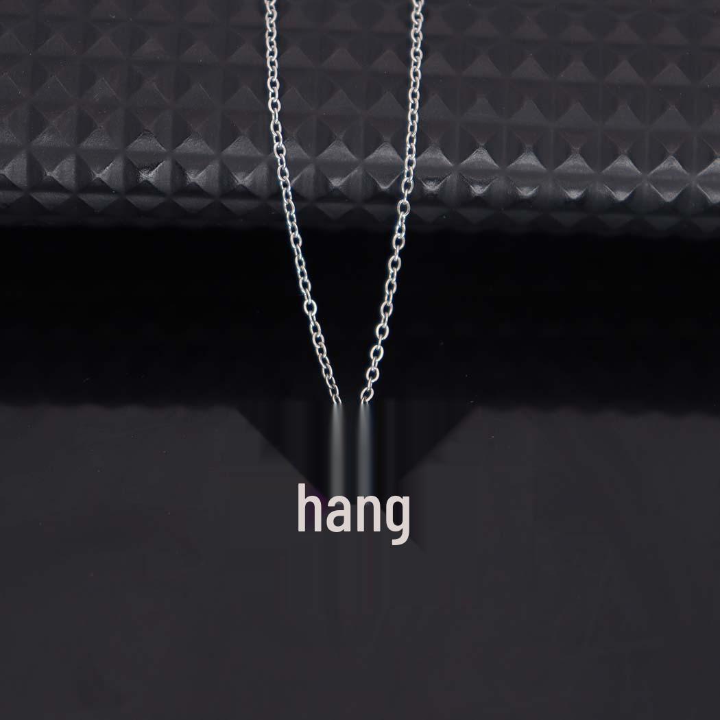 Trendy Stainless Steel Cartoon Dog Pendant Necklace for Women - Animal Pendant Clavicle Chain серебряный