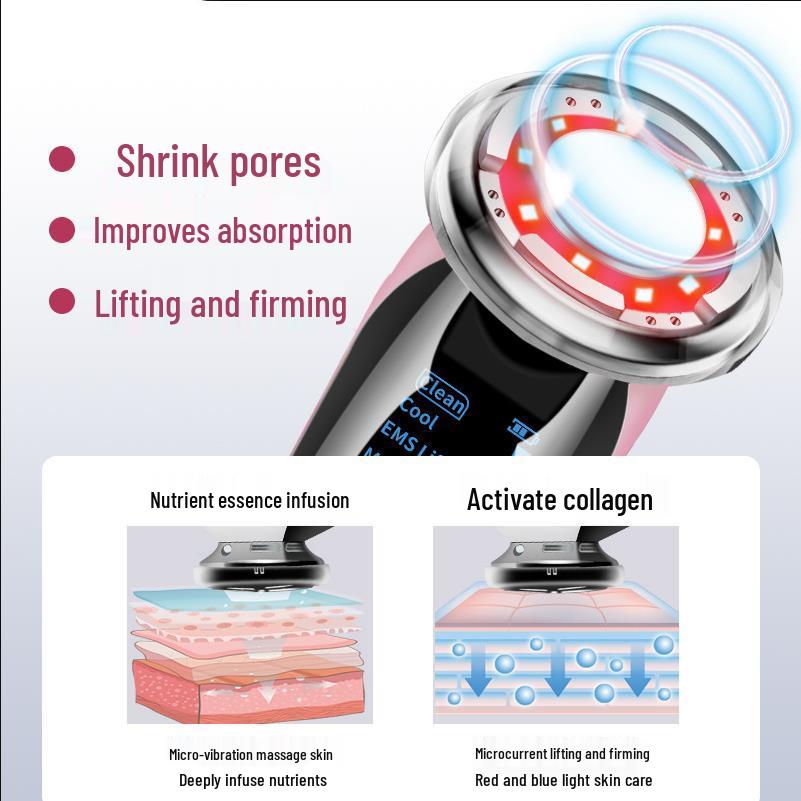 Microcurrent Firming Facial Massager with Photon Rejuvenation
