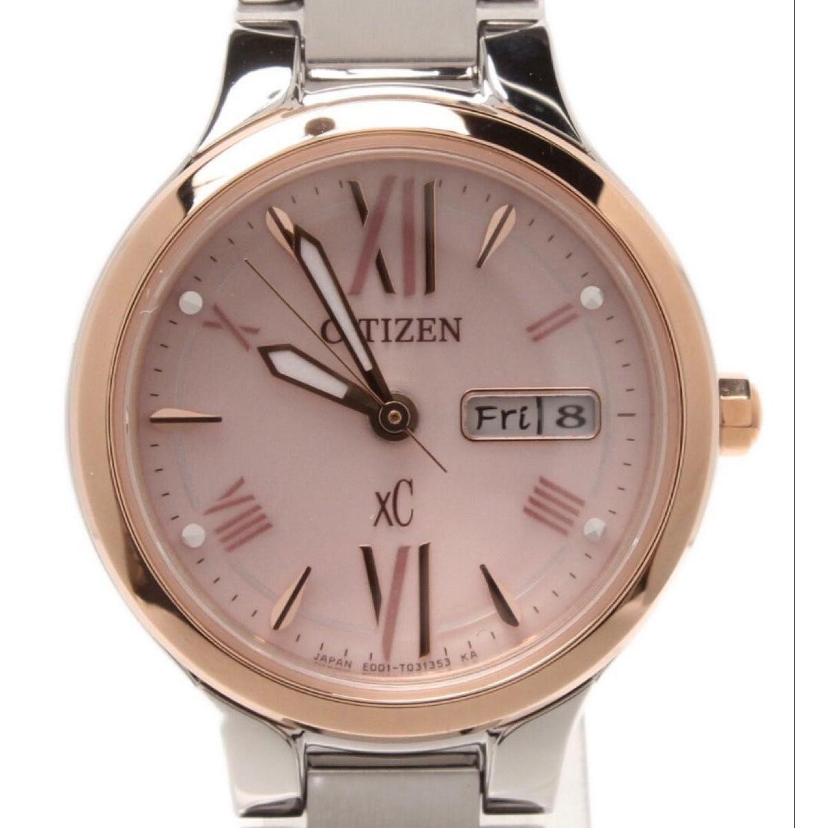 Used CITIZEN Citizen xC Cross Sea Ladies Watch Pink Dial