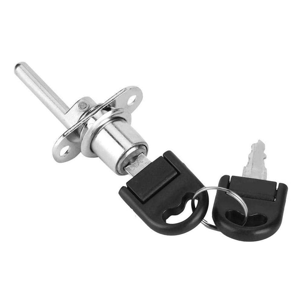 

For Cabinet Bookcase Triple Interlock Drawer Lock Zinc Alloy With 2 Keys 100% Original High Quality Home Hardware
