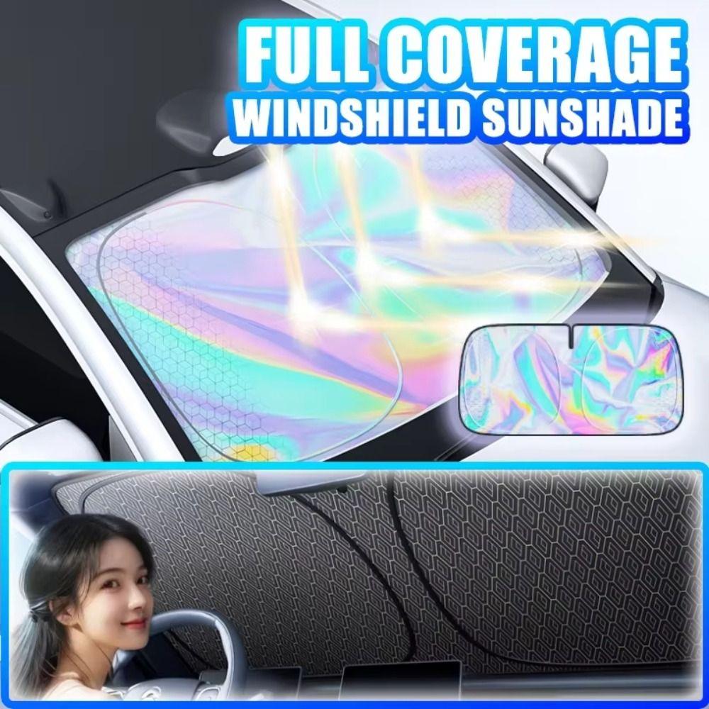 5-Layer Auto Sun Protection Visor UV Refletive Car Sun Shade Car Windshield Cover  Automobile