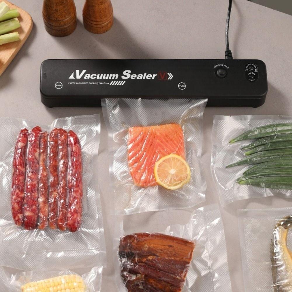 EU Plug Food Packaging Machine Fully Automatic Electric Food Sealer  Preservation Device