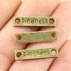 Letter Plate Connectors Alphabet A-Z Antique Bronze Zinc Alloy Jewelry Making Craft Parts DIY Connect Parts
