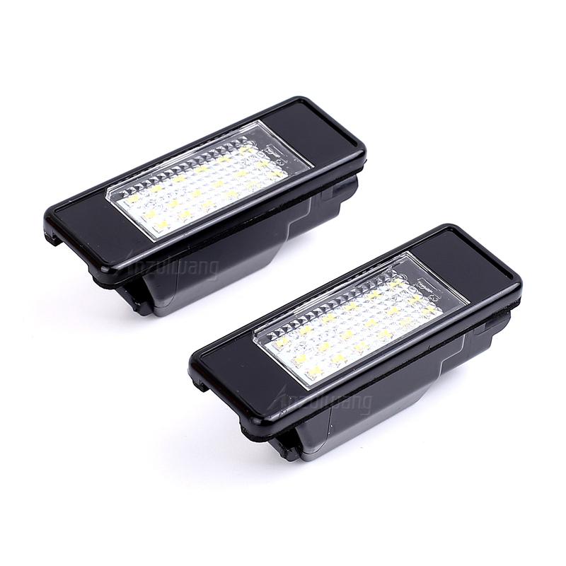 Für Peugeot 106 207 307 308 406 407 508 Für CITROEN C3 C4 C5 C6 C8 2x 6000K Auto Hinten 18 LED SMD Kennzeichenleuchte Lampe