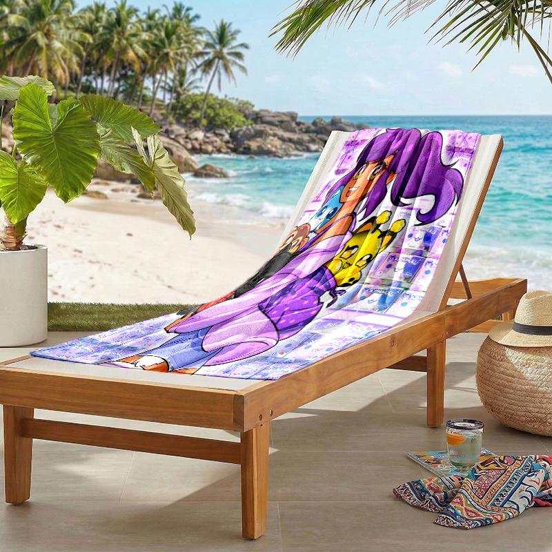 Pixel Game Fashion Beach Towel: Ideal for Summer Adventures Soft, absorbent and quick drying suitable for swimming and bathing