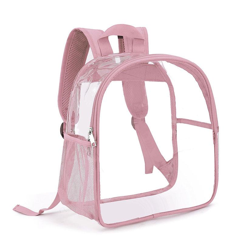 Unisex Transparent PVC Backpack: Large Capacity, Stylish, Sports & School Use