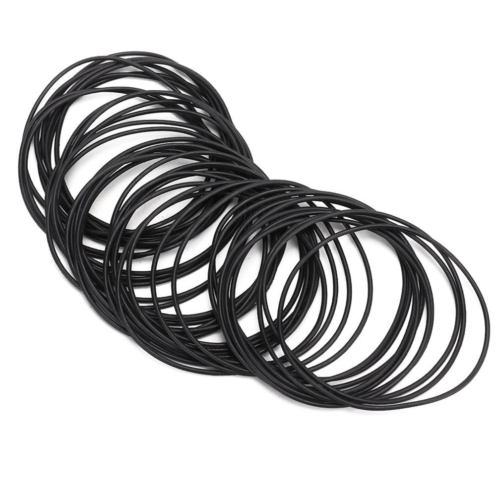 Rubber Material Watch Back Gasket Different Sizes Round Shape Watch Repairing Tool 500PCS/Bag 0.8mm Thickness Watch Gasket