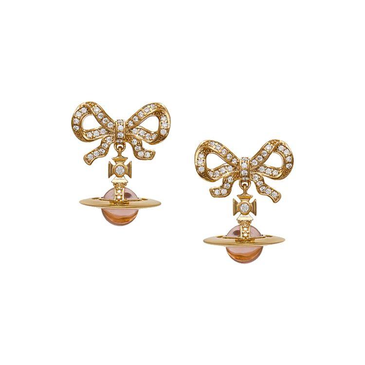 

Vivienne Westwood Octavie Bow 925 Silver Earrings Women earrings 6202014H01R501R501 Box+Shopping Bag