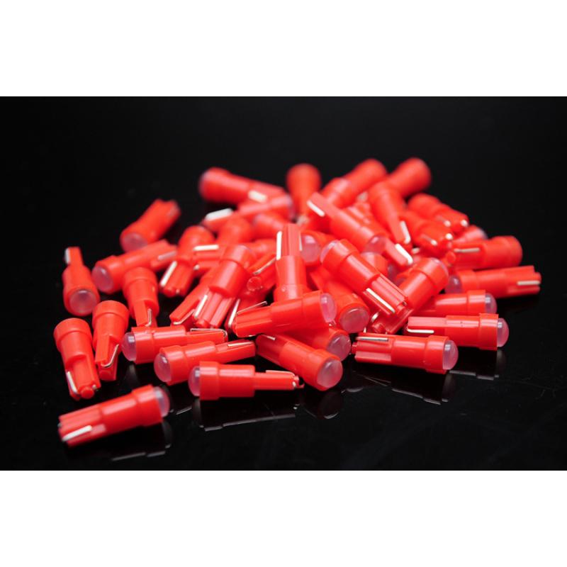 T5 Car Bulb Ceramic T5 Car Led Dashboard Light Makeup Light 1SMD 3D Astigmatism COB Indicator