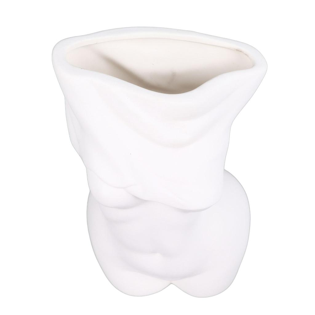 Feminine Body Vase Ceramic Modern Decorative Feminine Curve Flower Vase for Bedroom Living Room