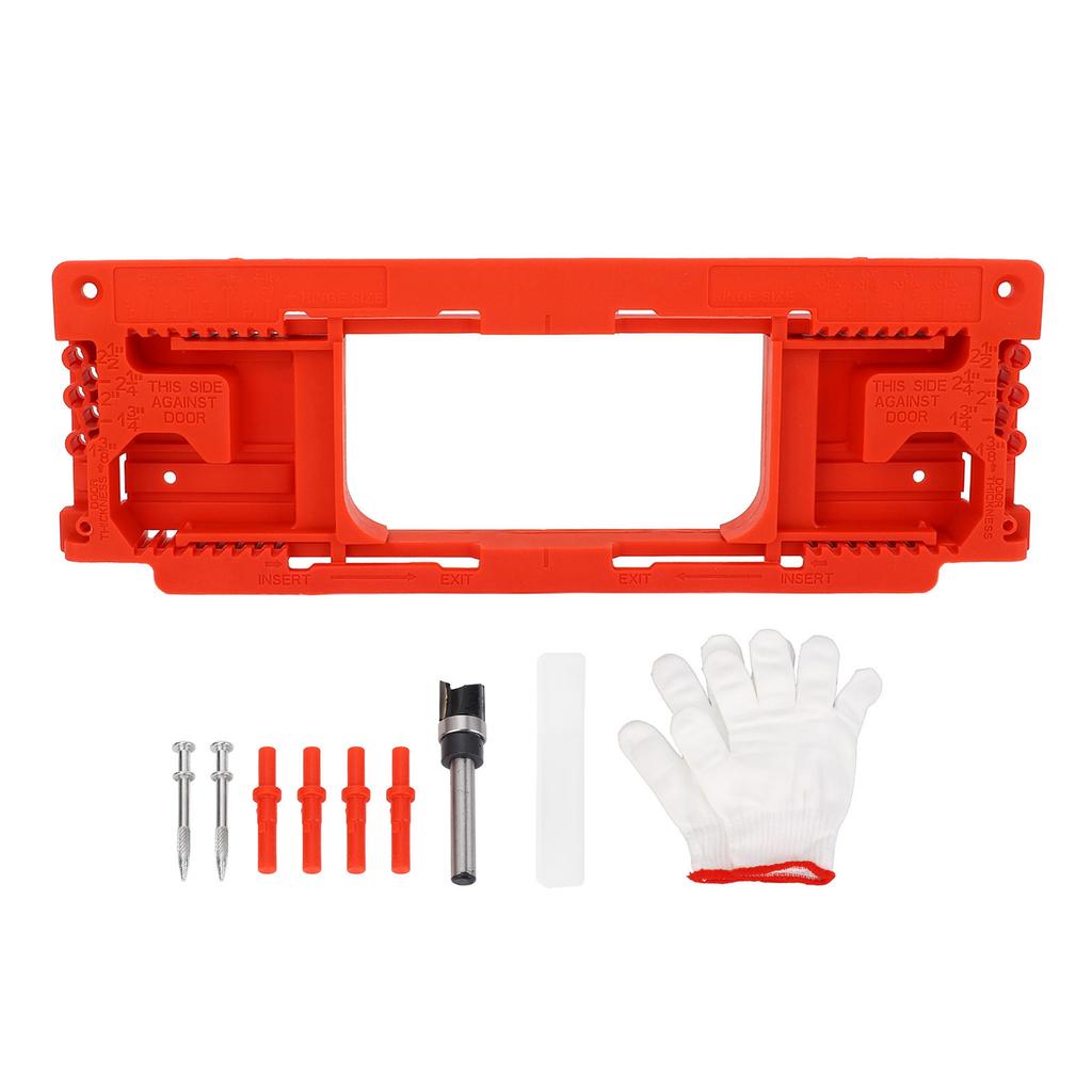 Hinge Locator Jig Plastic Hinge Router Template Installation Kit for 212 To 6 Inch Hinges 138