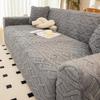 Winter Thickened Cotton Fleece Sofa Cover All Inclusive Universal Set  New Autumn and Winter Elastic Sofa Cover for Replacement