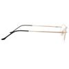 Full Rim Rectangle Gold Smartbuy Collection Linda Asian Fit 986d Fashion Unisex Eyeglasses