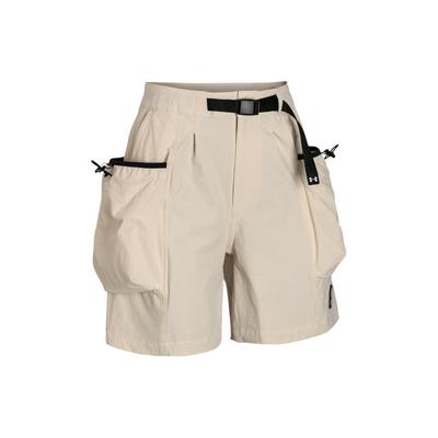 Casual Comfortable Straight Leg Cargo Shorts With Logo Patch Women Shorts Sand 1388063-280