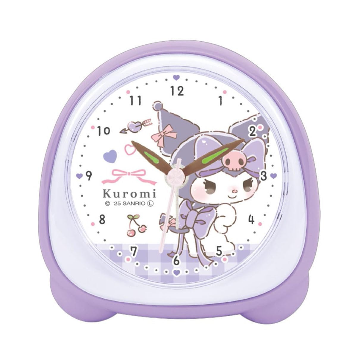 Мини-часы Sanrio Kuromi со световым индикатором и ленточкой Runrun