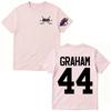 2026 Sommer Mode Trendiges T-Shirt Herren Damen Vintage Oberteil Off Campus TV-Serien T-Shirts Graham 44 Briar University Herren Damen Kleidung Mode T-Shirt