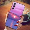 For Samsung Galaxy A55 5G Case Black TPU Silicone Beautiful Pattern Phone Cases for Galaxy A55 Shockproof Soft Cover A 55 6.6''