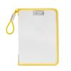 Transparent Zipper Pouch A4 Letter Size File Folder with Handle Portable Document Organizer for Office School Travel Supplies